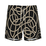 Scandinavian Viking Symbol Print Men's Sports Shorts