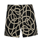 Scandinavian Viking Symbol Print Men's Sports Shorts