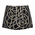 Scandinavian Viking Symbol Print Mesh Shorts