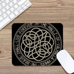 Scandinavian Viking Symbol Print Mouse Pad