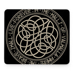 Scandinavian Viking Symbol Print Mouse Pad
