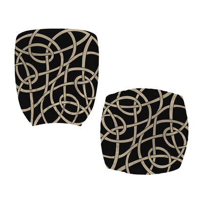 Scandinavian Viking Symbol Print Office Chair Cover