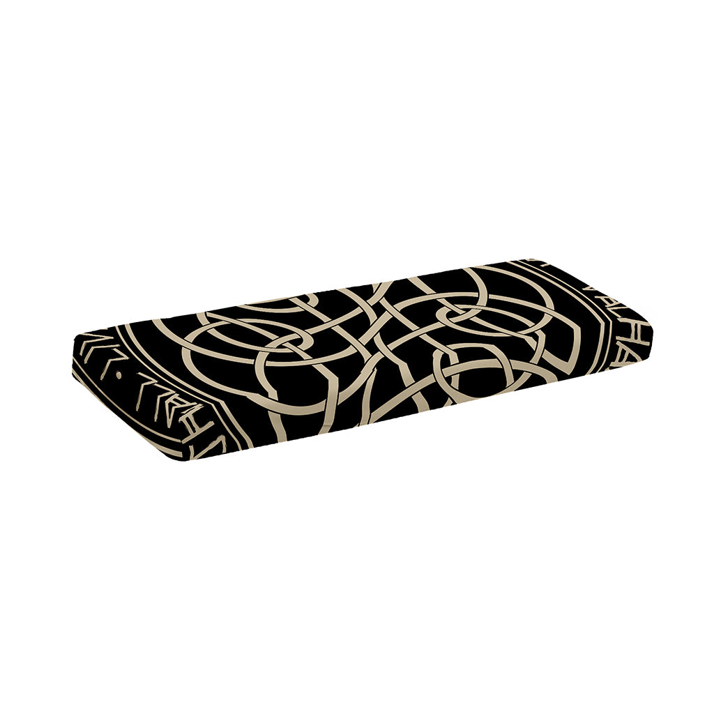 Scandinavian Viking Symbol Print Piano Keyboard Cover