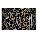 Scandinavian Viking Symbol Print Placemat