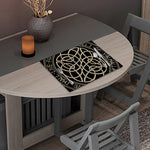 Scandinavian Viking Symbol Print Placemat