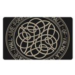 Scandinavian Viking Symbol Print Polyester Doormat