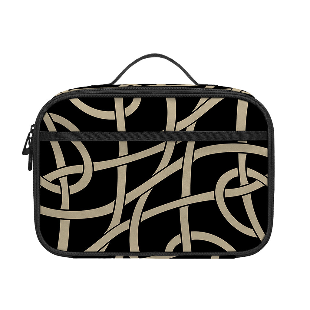 Scandinavian Viking Symbol Print Portable Lunch Bag
