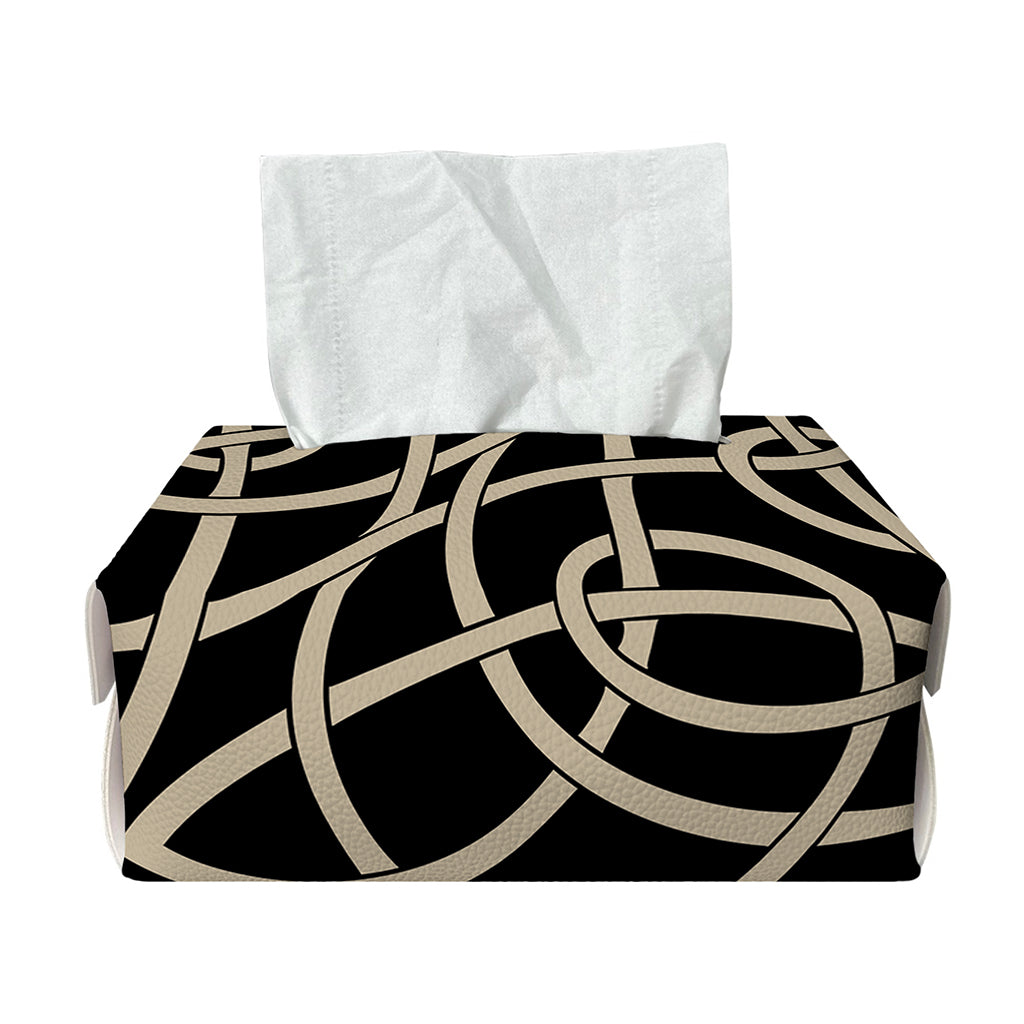 Scandinavian Viking Symbol Print Rectangle Tissue Box Cover