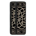 Scandinavian Viking Symbol Print Refrigerator Handle Covers