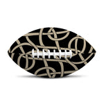 Scandinavian Viking Symbol Print Rugby Ball