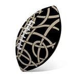 Scandinavian Viking Symbol Print Rugby Ball