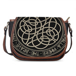 Scandinavian Viking Symbol Print Saddle Bag