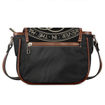 Scandinavian Viking Symbol Print Saddle Bag
