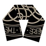 Scandinavian Viking Symbol Print Scarf