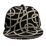 Scandinavian Viking Symbol Print Snapback Cap