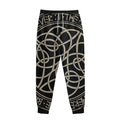 Scandinavian Viking Symbol Print Sweatpants