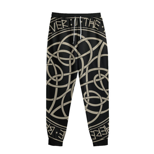 Scandinavian Viking Symbol Print Sweatpants
