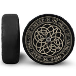 Scandinavian Viking Symbol Print Tire Cover With Camera Hole