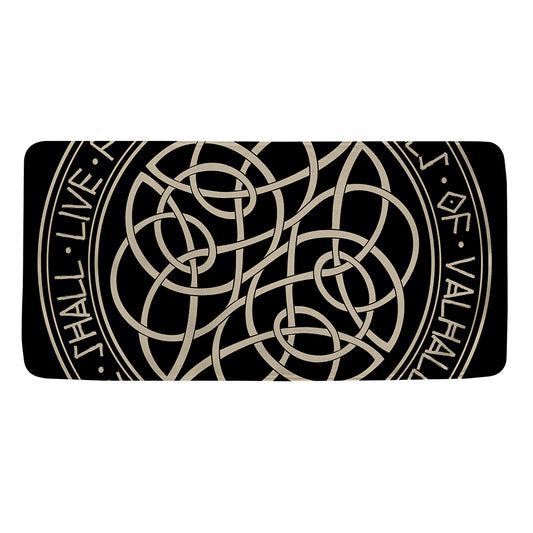 Scandinavian Viking Symbol Print Towel