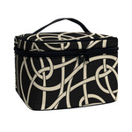 Scandinavian Viking Symbol Print Travel Makeup Bag
