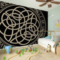 Scandinavian Viking Symbol Print Wall Sticker