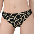 Scandinavian Viking Symbol Print Women's Panties
