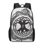 Scandinavian Yggdrasil Print 17 Inch Backpack