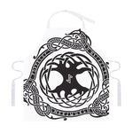 Scandinavian Yggdrasil Print Adjustable Apron