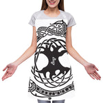 Scandinavian Yggdrasil Print Adjustable Apron