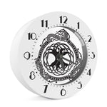 Scandinavian Yggdrasil Print Alarm Clock