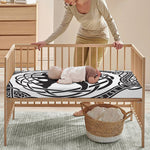 Scandinavian Yggdrasil Print Baby Crib Sheet