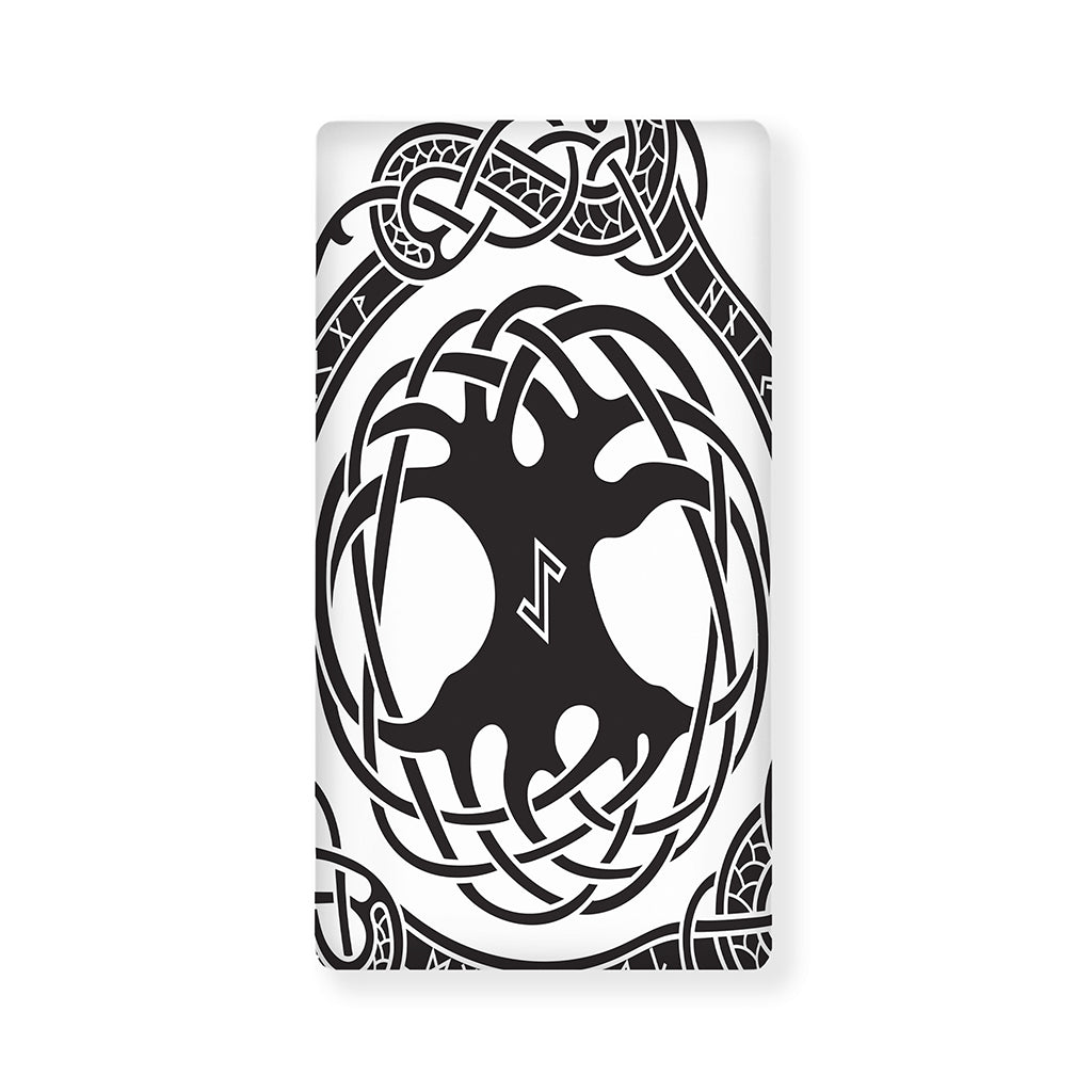 Scandinavian Yggdrasil Print Baby Crib Sheet