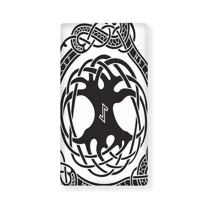 Scandinavian Yggdrasil Print Baby Crib Sheet