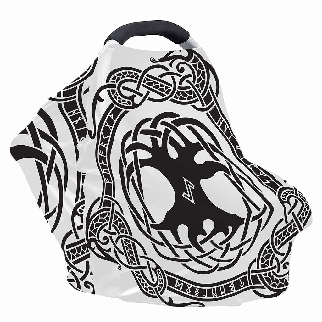 Scandinavian Yggdrasil Print Baby Seat Cover