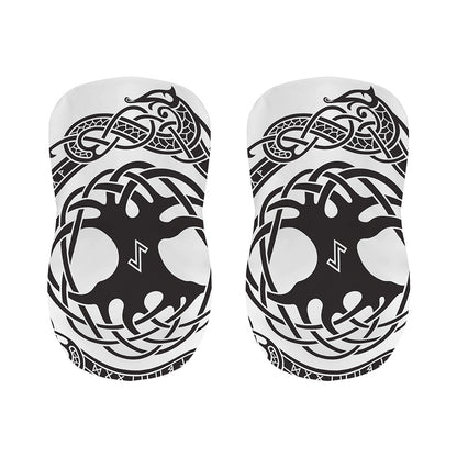 Scandinavian Yggdrasil Print Bar Stool Covers