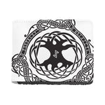 Scandinavian Yggdrasil Print Bifold Wallet