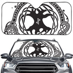 Scandinavian Yggdrasil Print Car Windshield Sun Shade