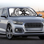 Scandinavian Yggdrasil Print Car Windshield Sun Shade