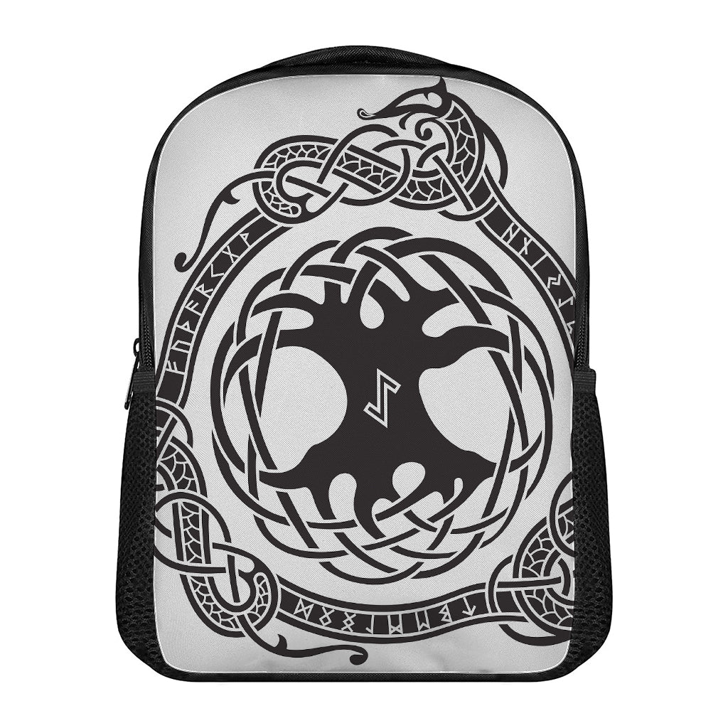 Scandinavian Yggdrasil Print Casual Backpack
