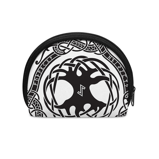 Scandinavian Yggdrasil Print Coin Purse