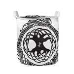 Scandinavian Yggdrasil Print Collapsible Laundry Basket