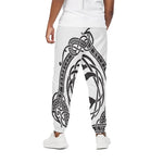 Scandinavian Yggdrasil Print Cotton Pants