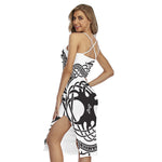 Scandinavian Yggdrasil Print Cross Back Cami Dress