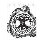 Scandinavian Yggdrasil Print Curtain