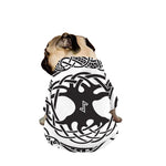 Scandinavian Yggdrasil Print Dog Zip Up Jacket