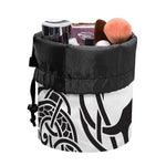 Scandinavian Yggdrasil Print Drawstring Makeup Bag