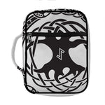 Scandinavian Yggdrasil Print Front Pocket Bible Bag