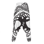 Scandinavian Yggdrasil Print Hammer Pants