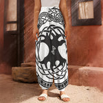 Scandinavian Yggdrasil Print Harem Pants