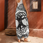 Scandinavian Yggdrasil Print Harem Pants